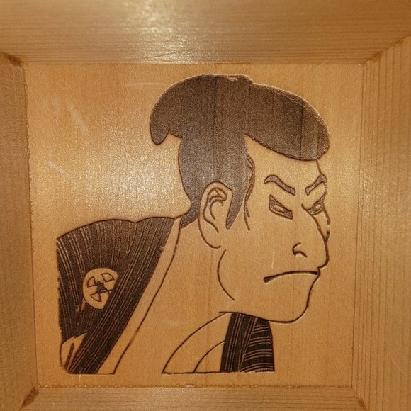 Vintage Wooden Japanese Masu Sake Cups (set of two) Kotobuki - Picture 4 of 9